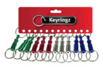 Metallic Colour Quick Release Keyring