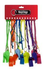 Colour Whistle on Coloured Cord