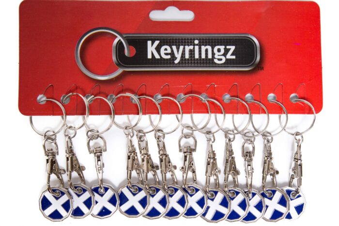 Trolley Coin New St Andrew Keyring