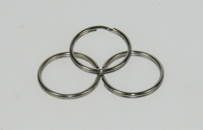 Split ring Nickel 3/4" 100/bag