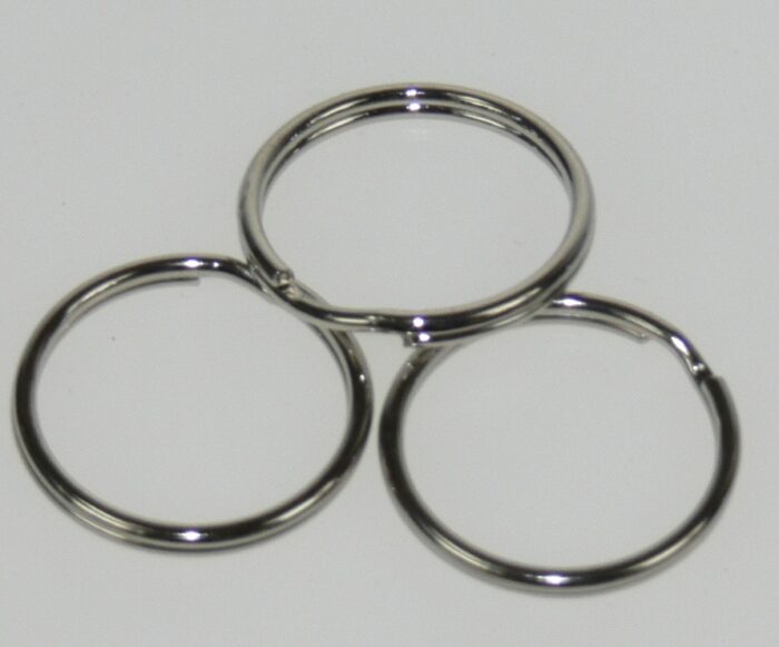 Split ring Nickel 1 1/4in 100/bag