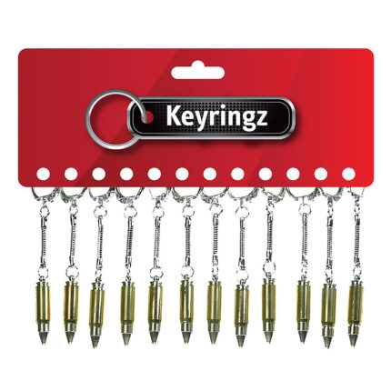 Metal Bullet Keyring