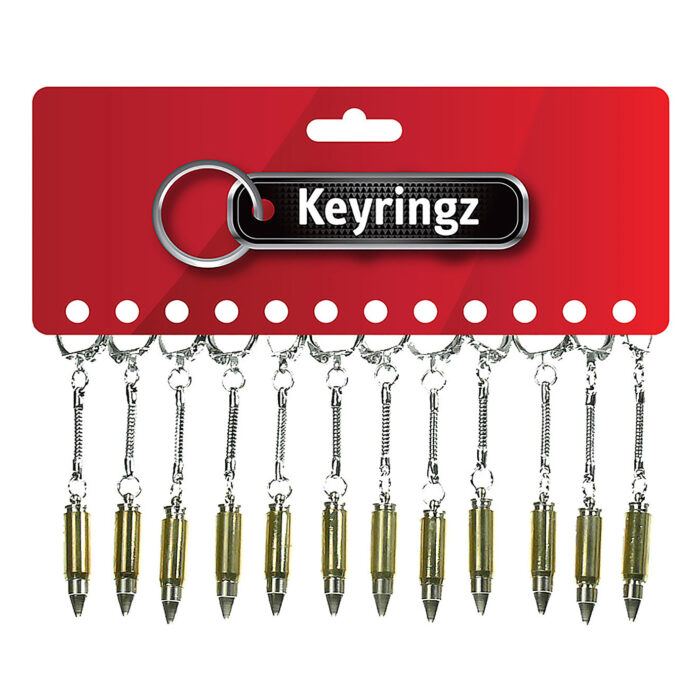 Metal Bullet Keyring