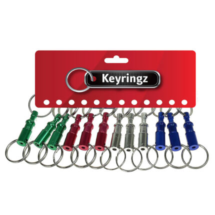 Metallic Colour Quick Release Keyring