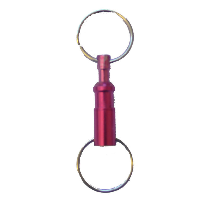 Metallic Colour Quick Release Keyring - Image 2