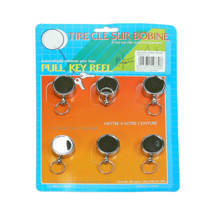 Retractable with Belt Clip Keyring