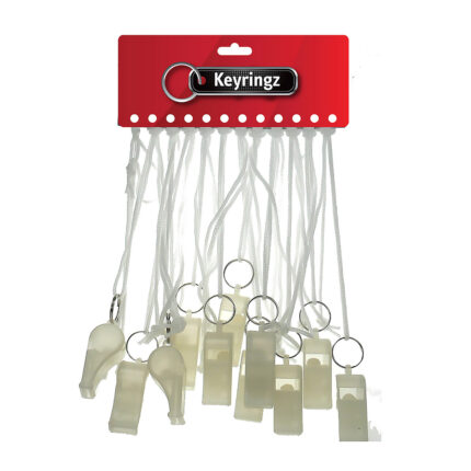 Glow in Dark Whistle Keyring