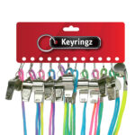 Metal Whistle on Rainbow Cord