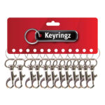 Metal Hipster Keyring Small
