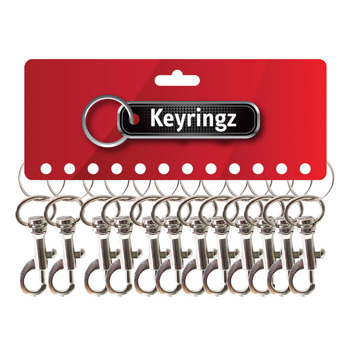Metal Hipster Keyring Small