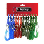 Best Quality Spiral Dark Colours Keyring