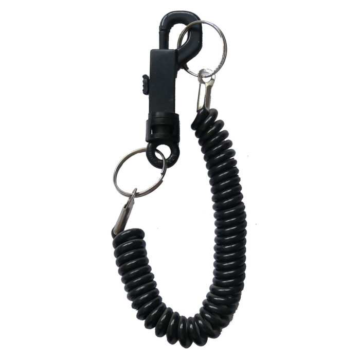 Best Quality Spiral All Black Keyring - Image 2