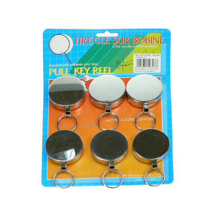 Retractable with Belt Clip Keyring