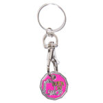 Trolley Coin New Born to Shop Keyring - Image 2