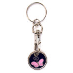Trolley Coin New Butterfly Keyring - Image 2