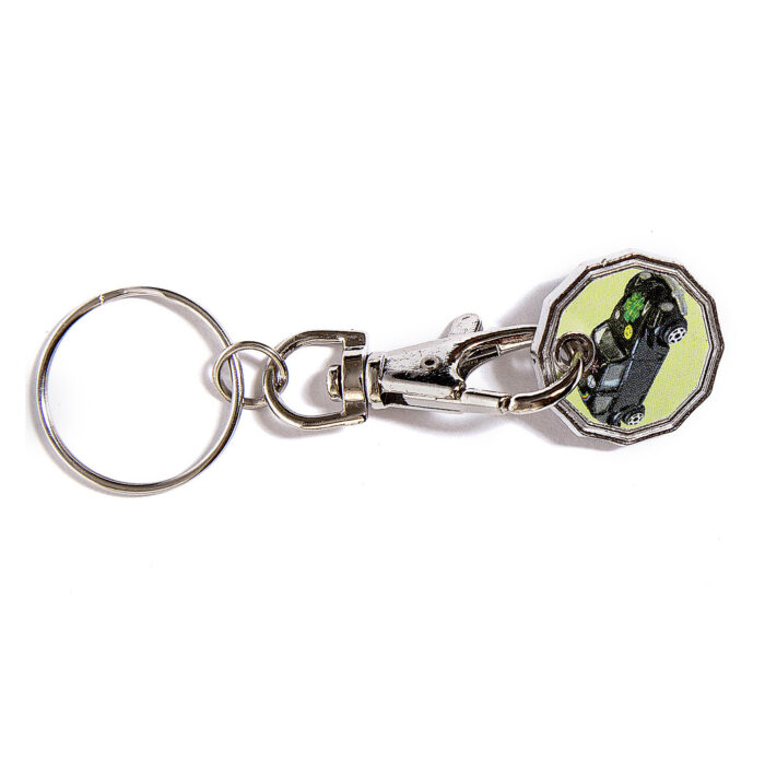 Trolley Coin New Bug Car Keyring - Image 3