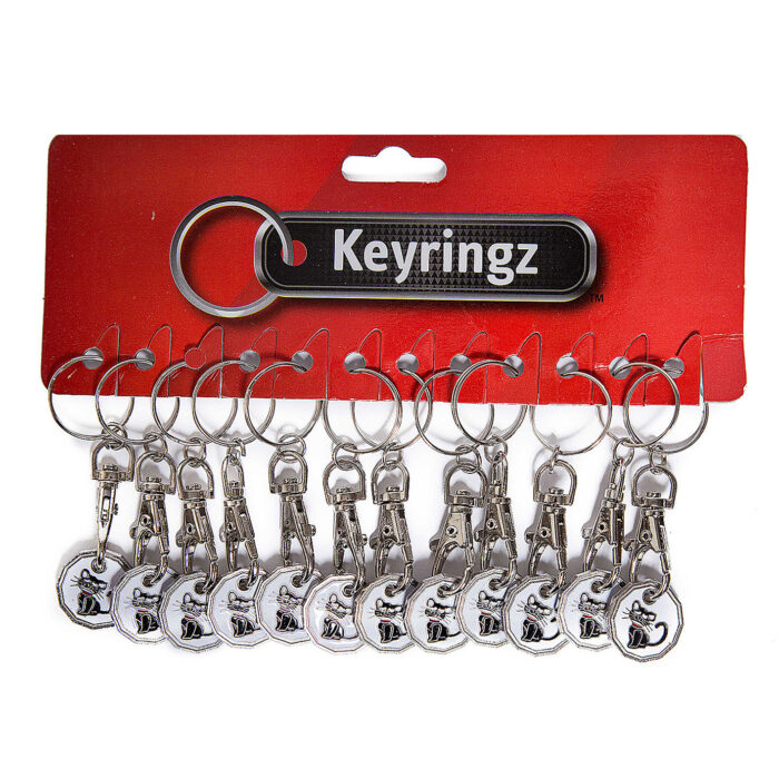 Trolley Coin New Cat Keyring