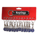 Trolley Coin New Funky Trolley Keyring