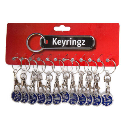 Trolley Coin New Funky Trolley Keyring