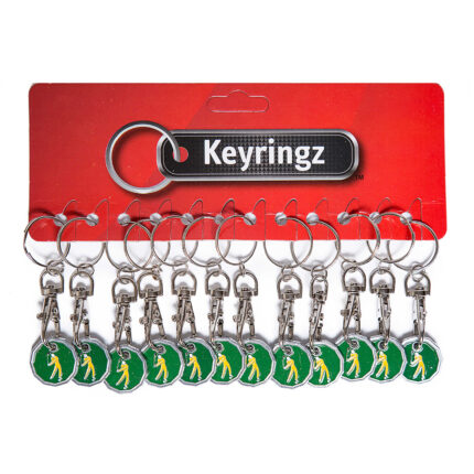 Trolley Coin New Golfer Keyring