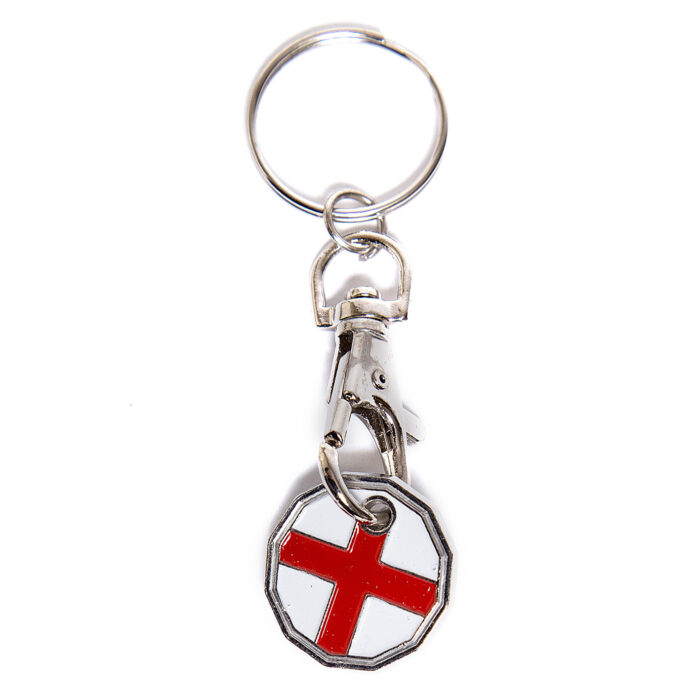Trolley Coin New George Cross Keyring - Image 2