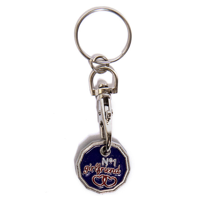 Trolley Coin New No1 Girlfriend Keyring - Image 2