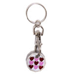 Trolley Coin New Hearts Keyring - Image 2