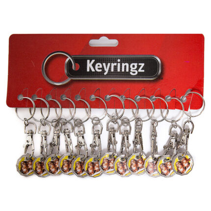 Trolley Coin New Cheeky Monkey Keyring