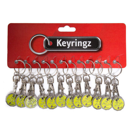 Trolley Coin New No. 1 Mum Keyring