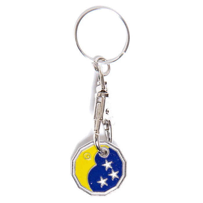 Trolley Coin New Moon/Stars Keyring - Image 2