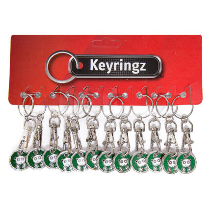Trolley Coin New Panda Keyring
