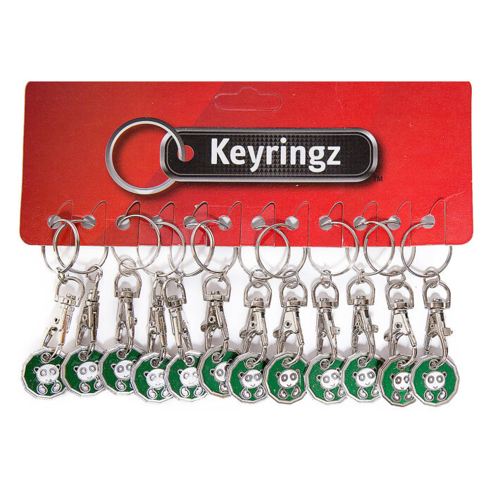 Trolley Coin New Panda Keyring