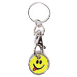 Trolley Coin New Smiley Tongue Keyring - Image 2