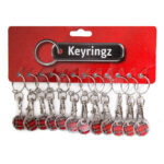 Trolley Coin New Tartan Design Keyring
