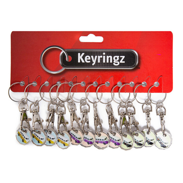 Trolley Coin New Camper Van Keyring