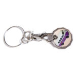 Trolley Coin New Camper Van Keyring - Image 5