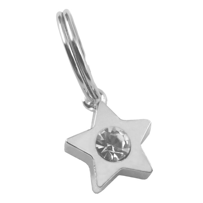 Pet Charm Star with Diamante - Image 1