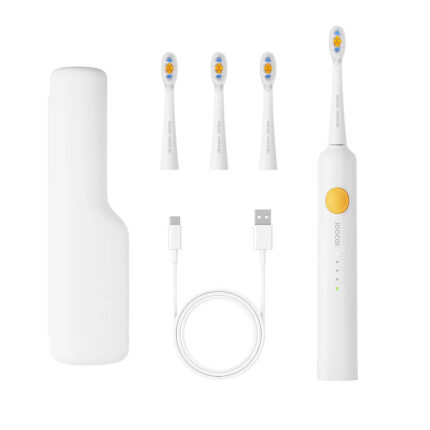 SOOCAS Aura Electric Toothbrush, 1 Year Battery Life Sonic Toothbrush 15x Plaque Removal, Water Proof Travel Case